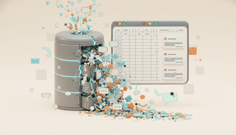 Technology field note illustration for Why Your CRM Wasn't Built for Social Commerce.