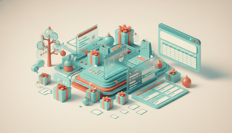 Trends field note illustration for Holiday Season Will Prove Social Commerce Is Here to Stay.