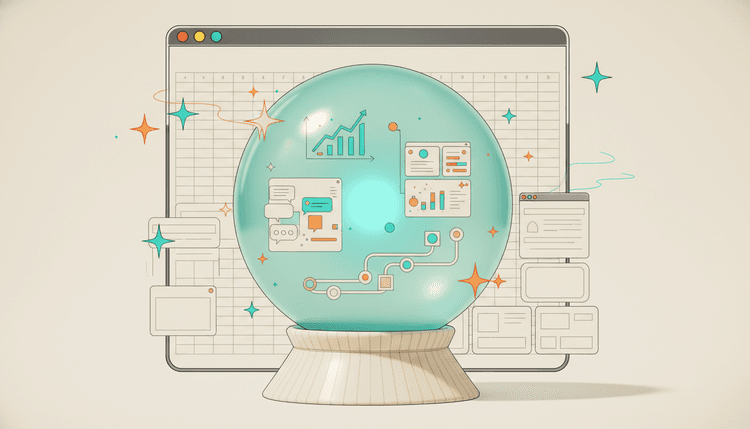Predictions field note illustration for 5 Social Commerce Predictions for 2026.