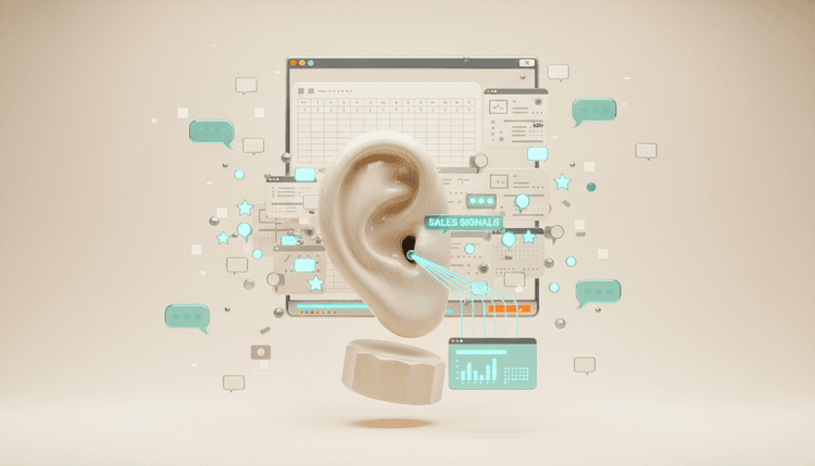 Social Listening field note illustration for Social Listening Is Your Best Sales Channel, Not Just Analytics.