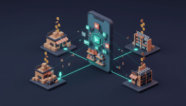 Social Commerce field note illustration for The TikTok Halo Effect Is Real, and Most Brands Aren't Maximizing It.