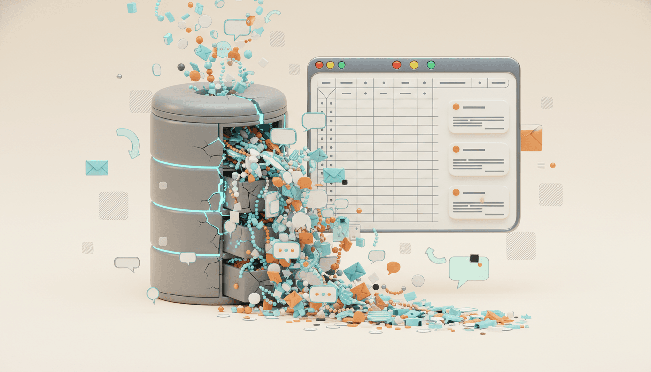 Technology field note illustration for Why Your CRM Wasn't Built for Social Commerce.