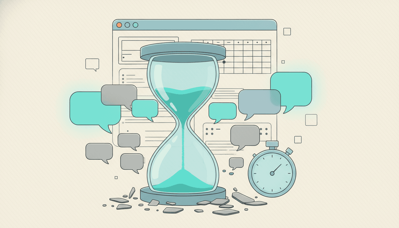 Sales field note illustration for The Response Time Gap: Why 90% of Social Leads Go Cold.